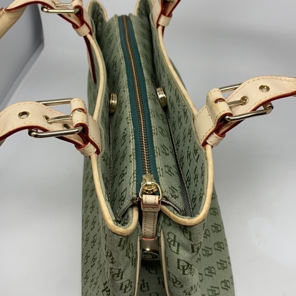 𝅺GREEN Dooney & Bourke Satchel bag purse - Picture 5 of 14
